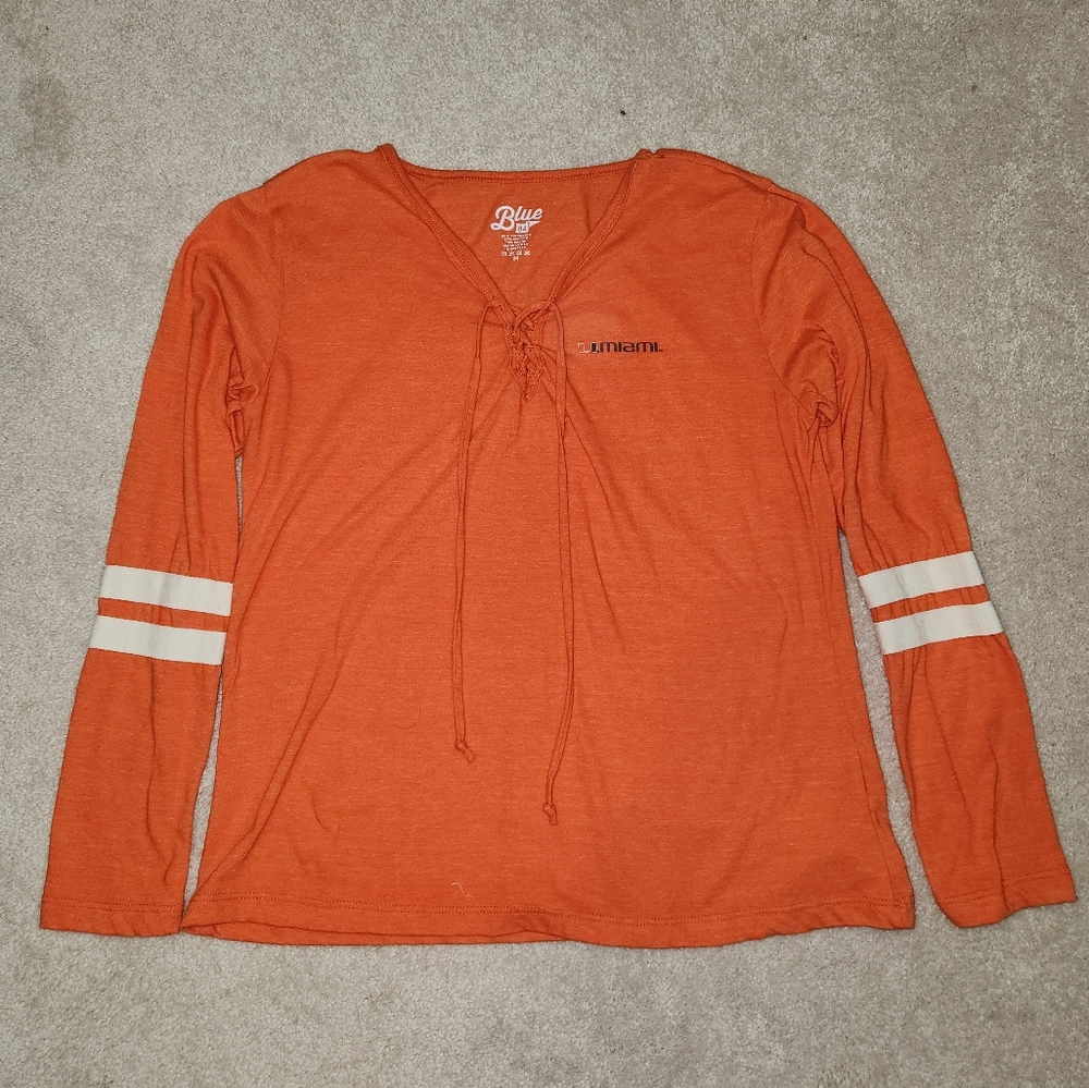 University of Miami Women's long-sleeved shirt M